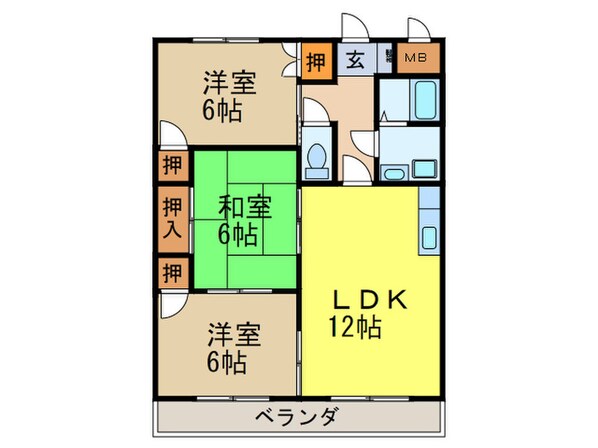 エテルナエーカーズの物件間取画像